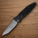 Microtech Socom Folding Knife 4" Premium Steel Blade Black Aluminum Handle