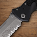 Microtech Socom Elite Folding Knife 4" Premium Steel Blade Black Aluminum Handle