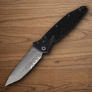 Microtech Socom Elite Folding Knife 4" Premium Steel Blade Black Aluminum Handle
