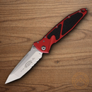 Microtech Socom Elite Folding Knife 4" Premium Steel Blade Red/Black Aluminum Handle