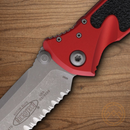 Microtech Socom Elite Folding Knife 4" Premium Steel Blade Red/Black Aluminum Handle