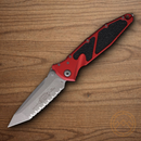 Microtech Socom Elite Folding Knife 4" Premium Steel Blade Red/Black Aluminum Handle