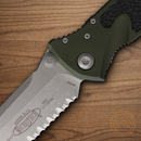 Microtech Socom Elite Folding Knife 4" Premium Steel Blade Green/Black Aluminum Handle