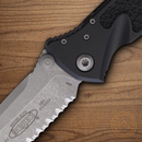 Microtech Socom Elite Folding Knife 4" Premium Steel Blade Black Aluminum Handle