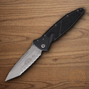 Microtech Socom Elite Folding Knife 4" Premium Steel Blade Black Aluminum Handle