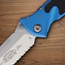 Microtech Socom Elite Folding Knife 4" Premium Steel Blade Blue/Black Aluminum Handle