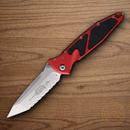 Microtech Socom Elite Folding Knife 4" Premium Steel Blade Red/Black Aluminum Handle
