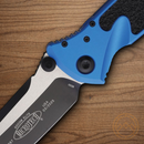 Microtech Socom Elite Folding Knife 4" Premium Steel Blade Blue/Black Aluminum Handle