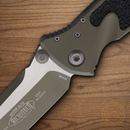 Microtech Socom Elite Folding Knife 4" Premium Steel Blade Green/Black Aluminum Handle