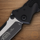 Microtech Socom Elite Folding Knife 4" Premium Steel Blade Black Aluminum Handle