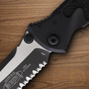 Microtech Socom Elite Folding Knife 4" Premium Steel Blade Black Aluminum Handle