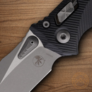 Microtech Amphibian Folding Knife 4" Bohler M390MK Steel Blade Black G10 Handle