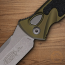 Microtech Auto Socom Elite Folding Knife 4" Bohler M390MK Steel Blade OD Green/Black Aluminum Handle
