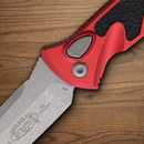 Microtech Auto Socom Elite Folding Knife 4" Bohler M390MK Steel Blade Red/Black Aluminum Handle