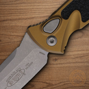 Microtech Auto Socom Elite Folding Knife 4" Premium Steel Blade Tan/Black Aluminum Handle