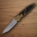 Microtech Auto Socom Elite Folding Knife 4" Premium Steel Blade Tan/Black Aluminum Handle