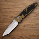 Microtech Auto Socom Elite Folding Knife 4" Bohler M390MK Steel Blade Tan/Black Aluminum Handle