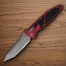 Microtech Auto Socom Elite Folding Knife 4" Bohler M390MK Steel Blade Merlot/Black Aluminum Handle