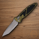 Microtech Auto Socom Elite Folding Knife 4" Bohler M390MK Steel Blade OD Green/Black Aluminum Handle