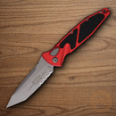 Microtech Auto Socom Elite Folding Knife 4" Bohler M390MK Steel Blade Red/Black Aluminum Handle