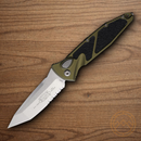 Microtech Auto Socom Elite Folding Knife 4" Premium Steel Blade OD Green/Black Aluminum Handle