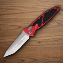 Microtech Auto Socom Elite Folding Knife 4" Premium Steel Blade Red/Black Aluminum Handle