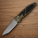 Microtech Auto Socom Elite Folding Knife 4" Bohler M390MK Steel Blade OD Green/Black Aluminum Handle