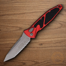 Microtech Auto Socom Elite Folding Knife 4" Bohler M390MK Steel Blade Red/Black Aluminum Handle