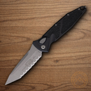 Microtech Auto Socom Elite Folding Knife 4" Bohler M390MK Steel Blade Black Aluminum Handle