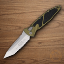 Microtech Auto Socom Elite Folding Knife 4" Premium Steel Blade OD Green/Black Aluminum Handle