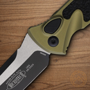 Microtech Auto Socom Elite Folding Knife 4" Premium Steel Blade OD Green/Black Aluminum Handle