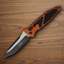 Microtech Auto Socom Elite Folding Knife 4" Bohler M390MK Steel Blade Tangerine/Black Aluminum Handle