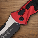 Microtech Auto Socom Elite Folding Knife 4" Bohler M390MK Steel Blade Red/Black Aluminum Handle