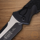 Microtech Auto Socom Elite Folding Knife 4" Bohler M390MK Steel Blade Black Aluminum Handle