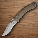 Microtech Amphibian Folding Knife 4" Bohler M390MK Steel Blade Tan G10 Handle
