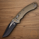 Microtech Amphibian Folding Knife 4" Bohler M390MK Steel Blade Tan G10 Handle