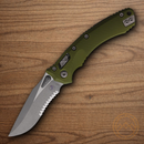 Microtech Amphibian Folding Knife 4" Bohler M390MK Steel Blade OD Green Aluminum Handle