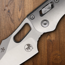 Microtech Stitch S/E Folding Knife 3.75" Stonewash Premium Steel Blade Titanium Handle