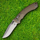 Microtech Amphibian S/E Folding Knife 4" Bohler M390MK Steel Blade Tan G10 Handle