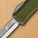 Microtech Auto Hera II Mini Folding Knife 3" Premium Steel Blade OD Green Aluminum Handle
