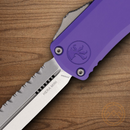 Microtech Auto Hera II Mini Folding Knife 3" Premium Steel Blade Purple Aluminum Handle