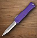 Microtech Auto Hera II Mini Folding Knife 3" Premium Steel Blade Purple Aluminum Handle