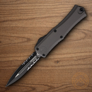 Auto Hera II Mini Folding Knife 3" Premium Steel Blade Gray Aluminum Handle