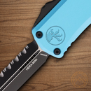 Auto Hera II Mini Folding Knife 3" Premium Steel Blade Turquoise Aluminum Handle