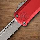 Microtech Auto Hera II Mini Folding Knife 3" Bohler M390MK Steel Blade Red Aluminum Handle