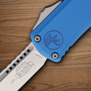 Microtech Auto Hera II Mini Folding Knife 3" Bohler M390MK Steel Blade Blue Aluminum Handle