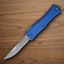 Microtech Auto Hera II Mini Folding Knife 3" Bohler M390MK Steel Blade Blue Aluminum Handle
