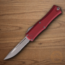 Microtech Auto Hera II Mini Folding Knife 3" Bohler M390MK Steel Blade Merlot Aluminum Handle