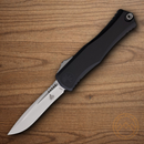 Microtech Auto Hera II Folding Knife 4" Bohler M390MK Steel Blade Black Aluminum Handle