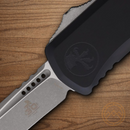 Microtech Auto Hera II Folding Knife 4" Bohler M390MK Steel Blade Black Aluminum Handle